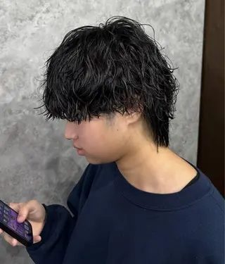 パーマ メンズ メンズパーマ特化 店長望月謙二郎のヘアスタイル