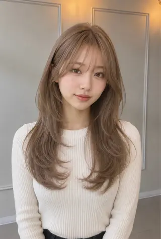 ロング カラー ヘアアレンジ 🫧レイヤー／透明感 🫧Ryuseiのヘアスタイル