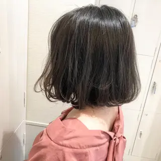 ショート カラー 似合わせ/レイヤー /ボブ/新谷のヘアスタイル