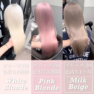 セミロング カラー 最高級シールエクステ 🏆絶対可愛くタクミのヘアスタイル