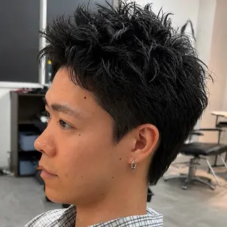 パーマ メンズ 男の理想を叶える🔥 メンズパーマ特化|関のヘアスタイル