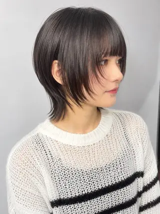 ショート ボブウルフ/ レイヤーKOUGAのヘアスタイル