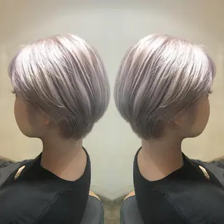 ショート カラー パーマ ヘアアレンジ メンズ キッズ ネイル マツエク・マツパ サロンドミルク 渋谷高比良のヘアスタイル