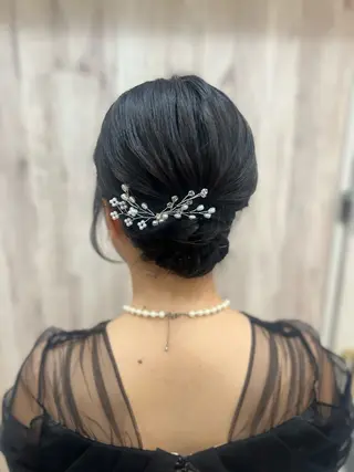 ヘアアレンジ ヘアメイクネイリスト hidemi中目黒のヘアスタイル