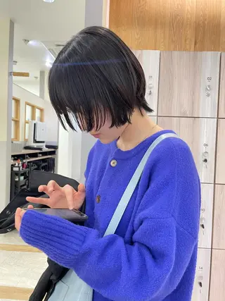 ショート 緒方リエ 時短ショート・ボブのヘアスタイル