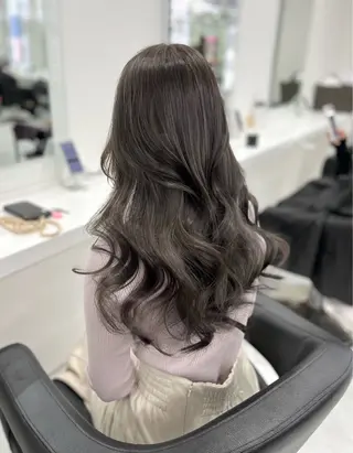ロング 🤍透明感カラー/ 韓国レイヤー🤍のヘアスタイル