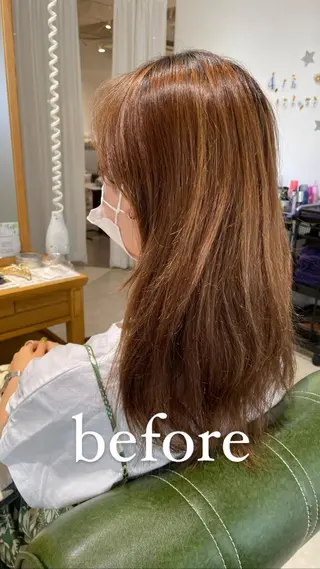 ミディアム カラー 過去一の柔髪ヘア 🌿einshairのヘアスタイル