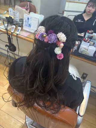 ヘアアレンジ 韓国ヘアー🇰🇷 MIWAのヘアスタイル