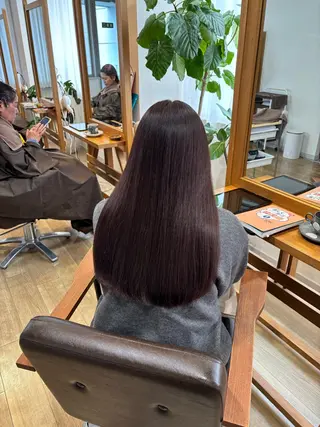 ロング カラー RINNO🌷透明感 カラー/髪質改善のヘアスタイル