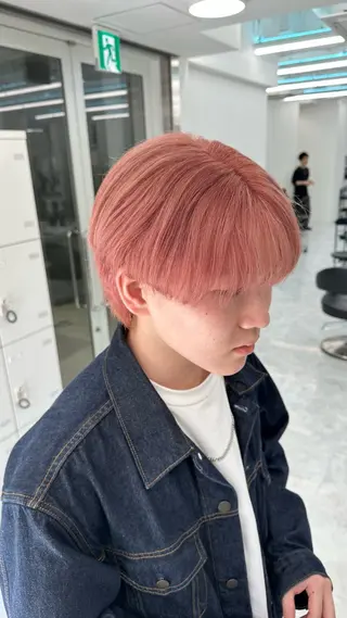 カラー メンズ レイヤーダブルカラー KYONのヘアスタイル