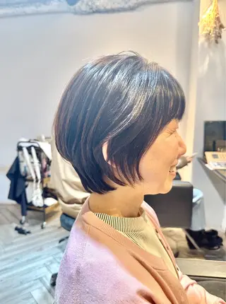 ショート カラー 前田 加奈子のヘアスタイル