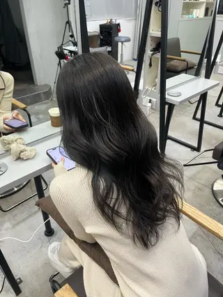 ロング カラー 透明感×艶カラー ✨️美髪縮毛🍒リオのヘアスタイル