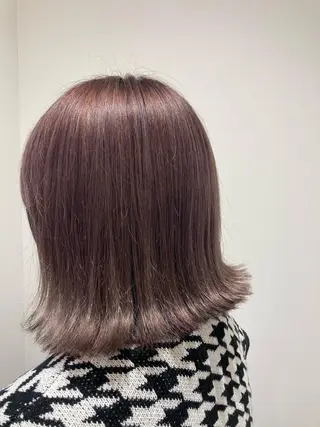 ミディアム カラー ミルクティー量産💙 💙ブリーチ特化💙のヘアスタイル