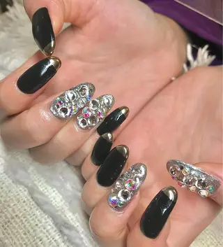 ロング カラー パーマ ヘアアレンジ メンズ キッズ ネイル マツエク・マツパ el. by Aoのネイルデザイン