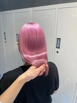 ロング カラー ピンク🎀/ベージ ュ🧸🥞/ユウキのヘアスタイル