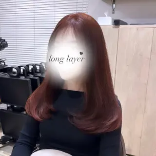 ロング Ririka/暖色/ ガーリーボブ🎀のヘアスタイル