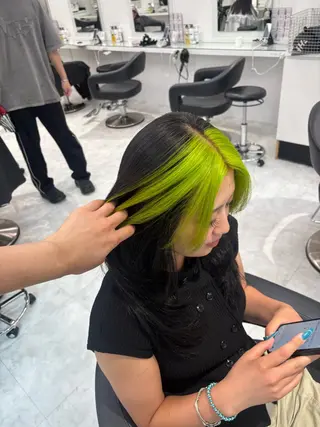 カラー ハイトーン/デザイン カラー/RISA🎀のヘアスタイル