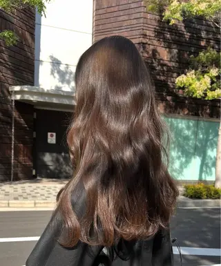 ロング ，comma rinka💖✨のヘアスタイル