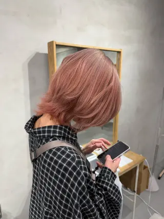 カラー 湯浅 慈園のヘアスタイル