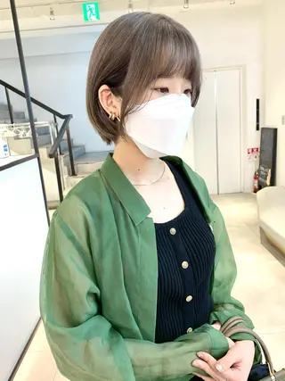 ショート カラー Kureha/ネイル トレンドヘアのマツエク・マツパデザイン