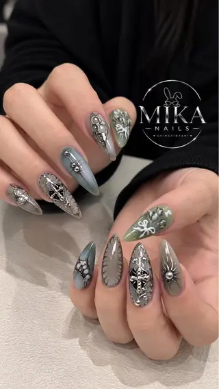 ネイル 🌱Rina🎀 Mikaのネイルデザイン