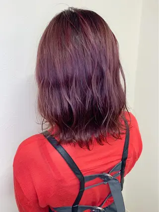 ショート カラー ヘアアレンジ Sol plusのヘアスタイル