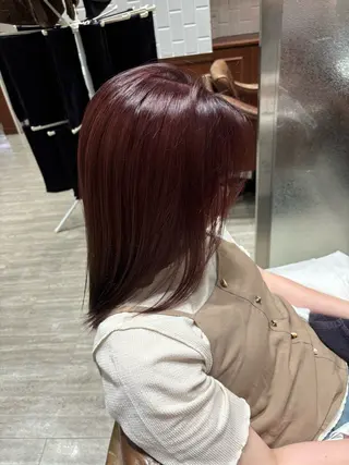 カラー 岩柳 秋空のヘアスタイル
