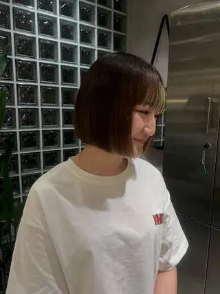 ショート 松下 英奈のヘアスタイル