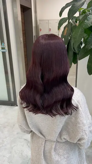 セミロング カラー ブリーチなしの達人 🌈KAITOのヘアスタイル