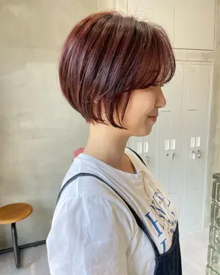 ショート カラー 華 /ショート/ボブのヘアスタイル