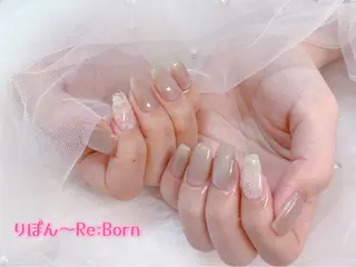 ミディアム りぼん Re:Bonrのネイルデザイン
