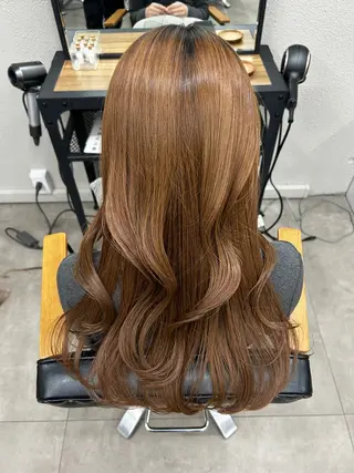 ロング 秦 海来のヘアスタイル
