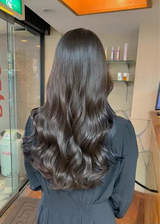 ロング カラー 矢野 晃平のヘアスタイル