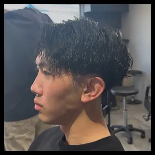 ミディアム STAYGメンズ上野 大河のヘアスタイル