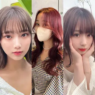 ミディアム カラー 🫧艶ダブルカラー ブリーチ🫧トモヤのヘアスタイル