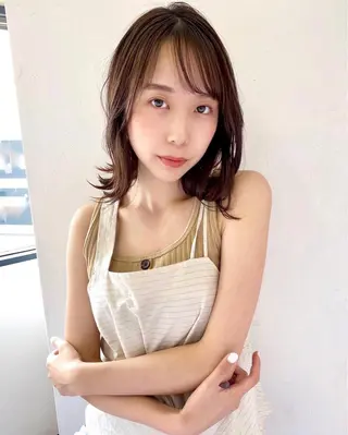 セミロング カラー 【吉祥寺でボブなら】 オガタソウイ🌿のヘアスタイル
