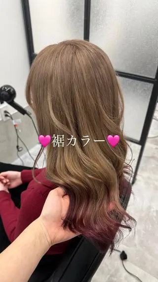 ロング カラー 髪質改善 Chihiro🫧のヘアスタイル