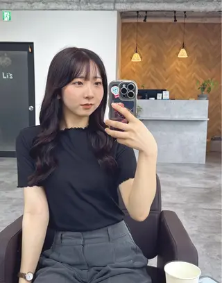 セミロング 渡辺 皐志 Li's 布施のヘアスタイル