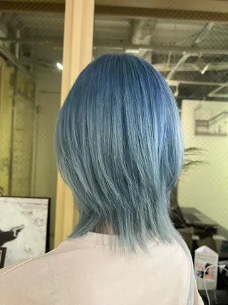 カラー プルエクステ 🖤MIYUのヘアスタイル