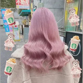 セミロング カラー ハイトーン特化💍 NØRN💍韓国のヘアスタイル