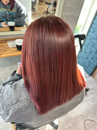 ミディアム 河原 來愛のヘアスタイル