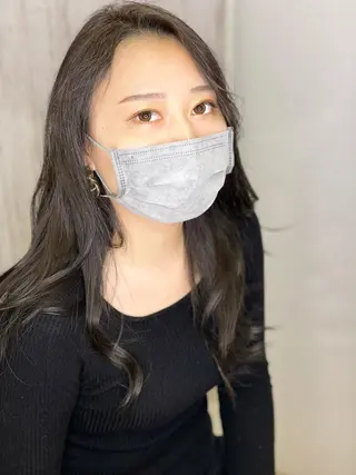 ロング 石沢 知康のヘアスタイル