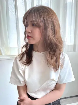ロング カラー i'll 未空のヘアスタイル