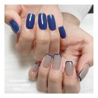 ミディアム ネイル 🐾enen style 🐾のネイルデザイン