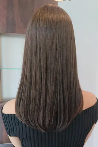 ロング カラー スタイリスト 川添 のヘアスタイル