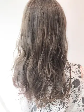 セミロング カラー 透明感カラー/ レイヤー　YUKAのヘアスタイル