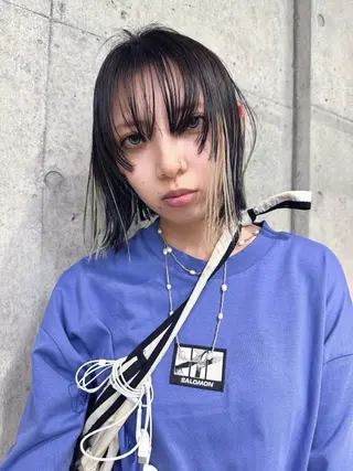 ショート カラー ヘアアレンジ ケアパーマ/レイヤー / 丸山渉のヘアスタイル