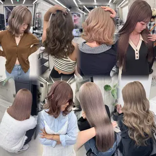 カラー Asami/名古屋/ ハイトーン/デザインのヘアスタイル