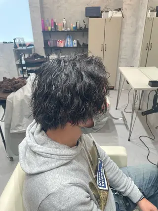 メンズ ブリーチ守口 rikiyanのヘアスタイル
