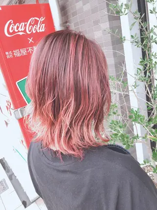 セミロング REVE 美容室のヘアスタイル
